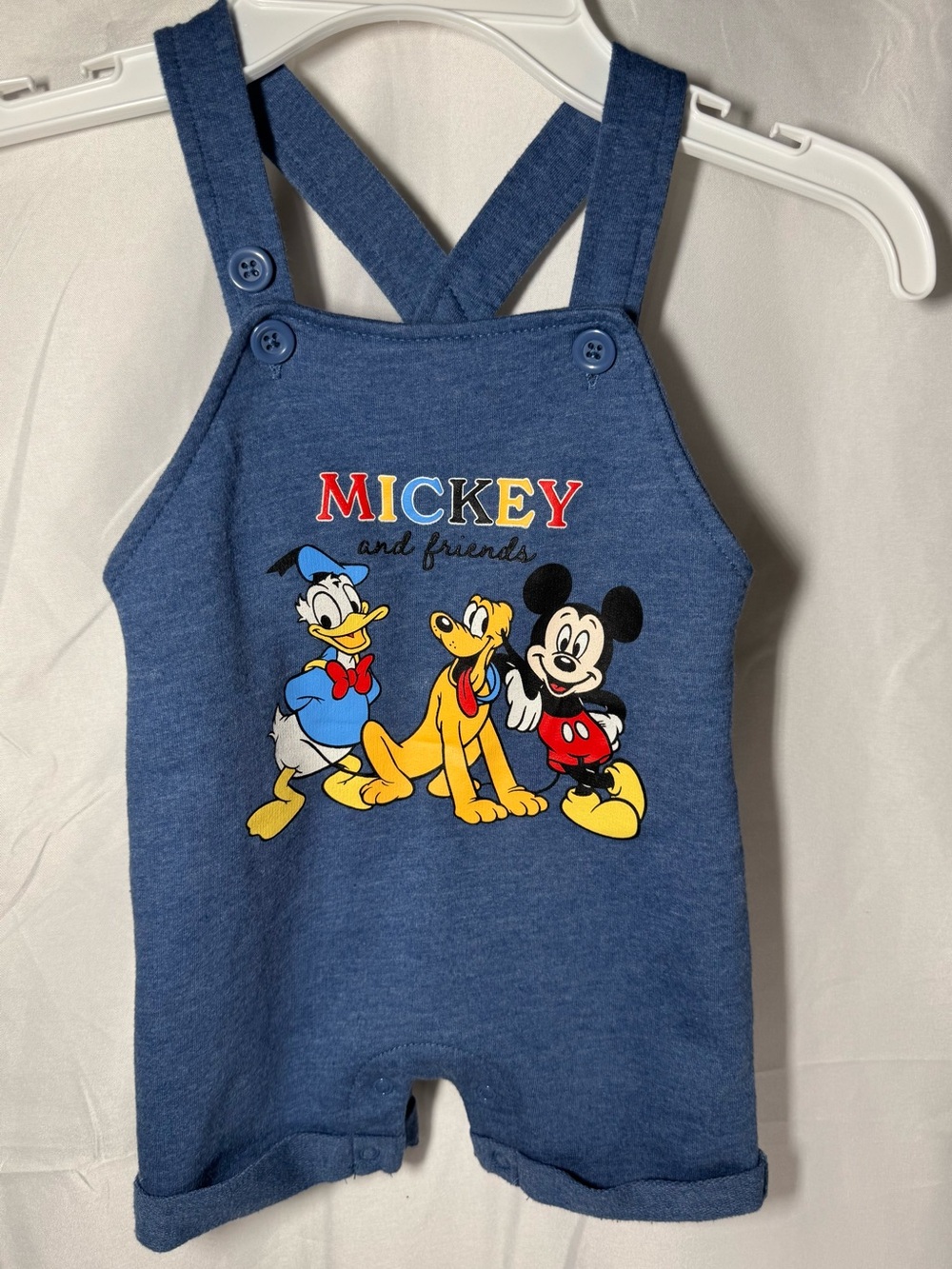 Disney Blue Mickey & Friends Toddler Romper